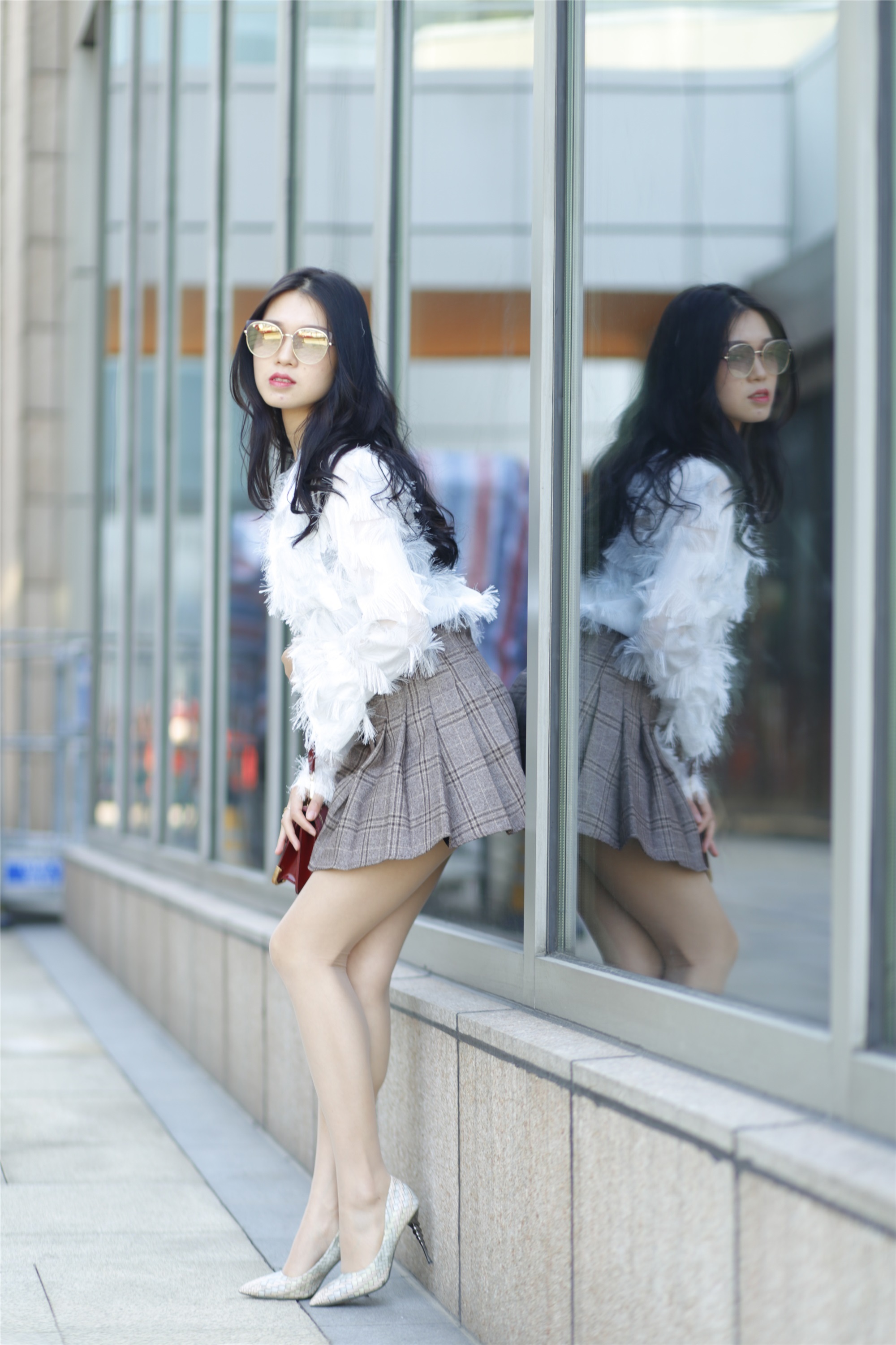 奈丝写真 NO.082 小敏-编织纹高跟鞋